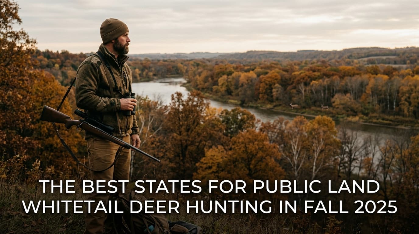 Best States for Public Land Whitetail Deer Hunting in Fall 2025